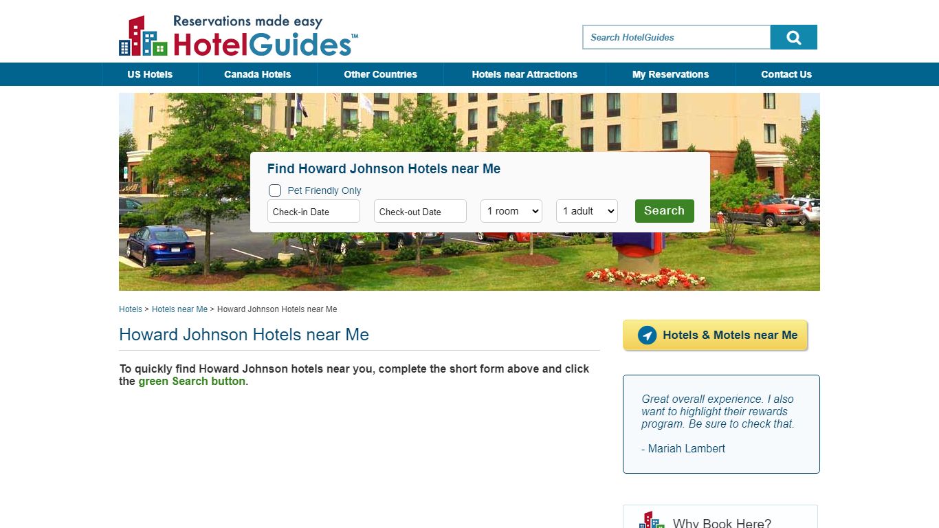 Howard Johnson Hotels near Me | HotelGuides.com
